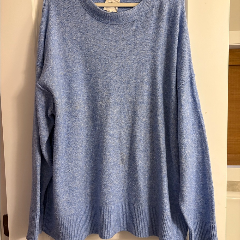 Aerie Soft Blue Crew Neck Sweater
